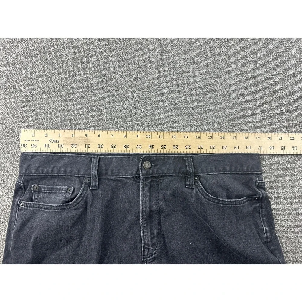 Banana Republic Jeans Men 38x32 Black‎ Travel Jean Athletic Fit Normcore Utility